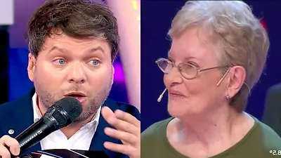 Guido Kaczka reta a participante de Los 8 Escalones del Millón, programa de El Trece Guido Kaczka reta a participante de Los 8 Escalones del Millón, programa de El Trece
