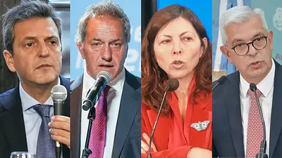 Sergio Massa, Marcó del Pont, Carlos Castagneto, Daniel Scioli, Silvina Batakis, Julián Domínguez Sergio Massa, Marcó del Pont, Carlos Castagneto, Daniel Scioli, Silvina Batakis, Julián Domínguez