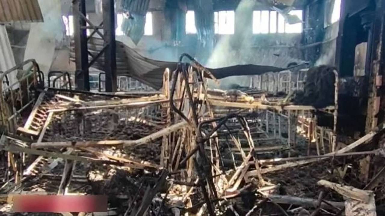 ataque a una cárcel en Donetsk, en Ucrania 