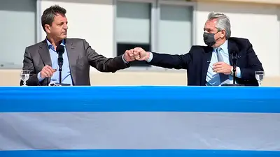 Sergio Massa y Alberto Fernández Sergio Massa y Alberto Fernández