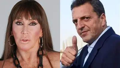 Moria Casán. Sergio Massa Moria Casán. Sergio Massa
