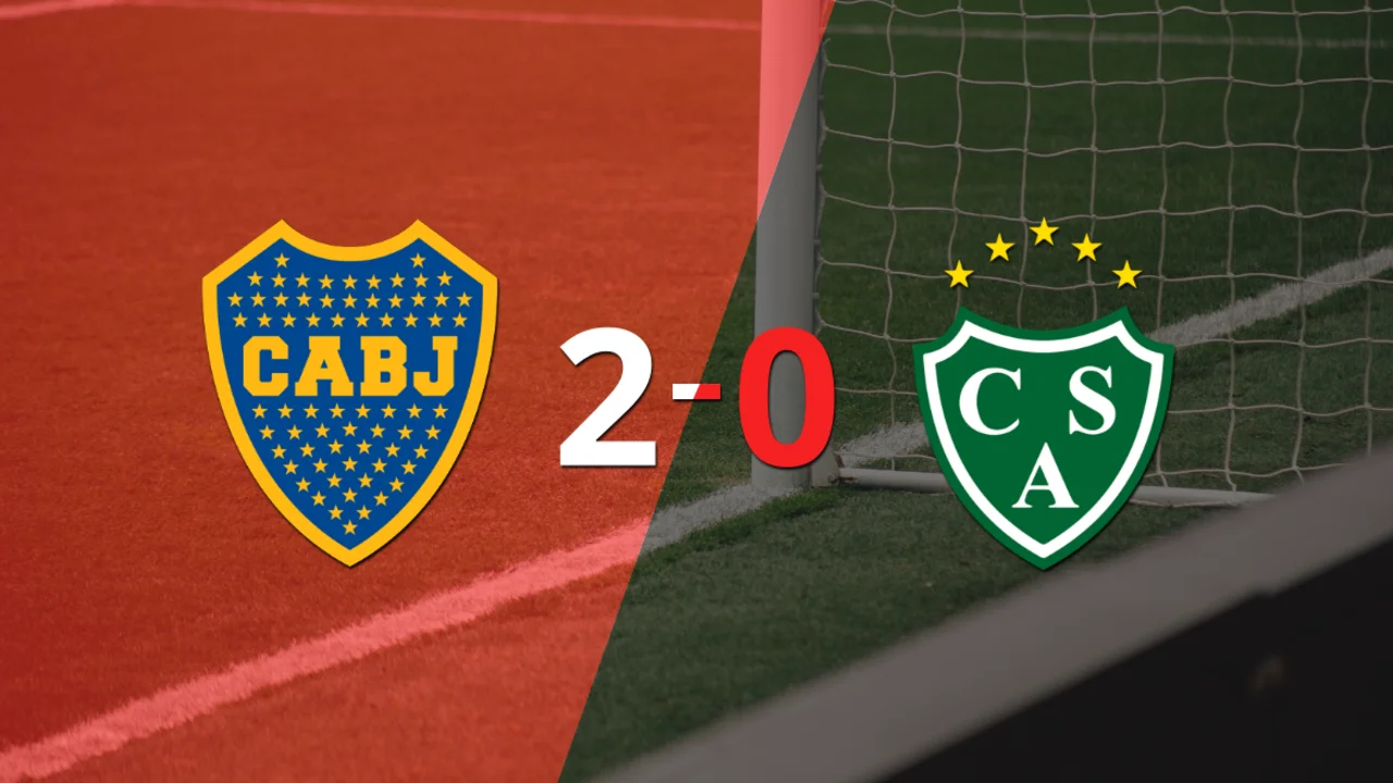 En su casa, Boca Juniors le ganó a Sarmiento por 2-0