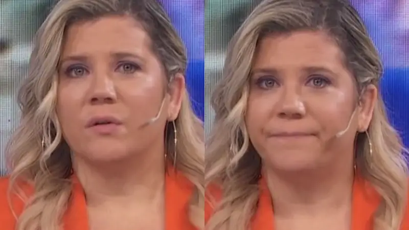 Dominique Metzger llorando en Telenoche