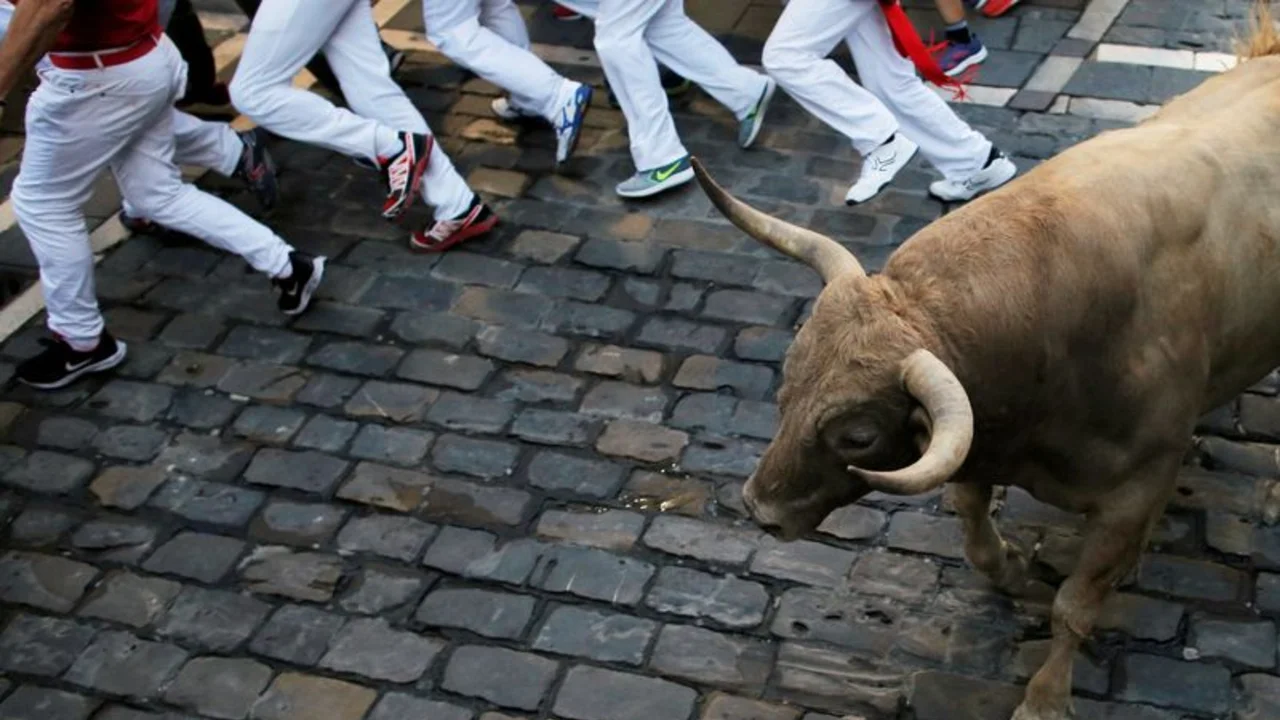 Arrancan los sanfermines de Pamplona con el chupinazo