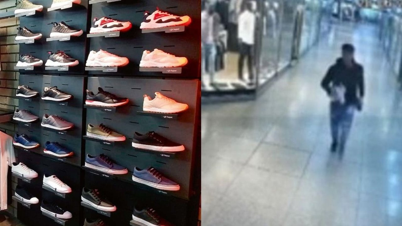 Robo de zapatillas