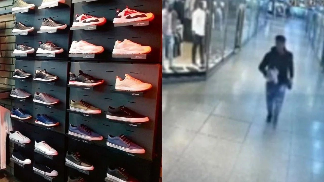 Robo de zapatillas