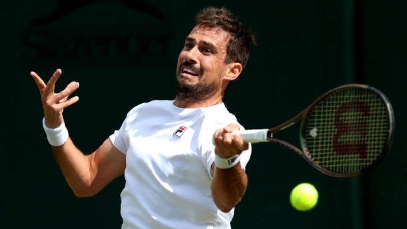 Wimbledon: Guido Pella logró una inesperada victoria y sobrevive en el All England