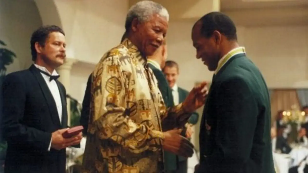 Nelson Mandela, Chester Williams, Sudáfrica, Apartheid, Srpingbooks, Mundial Rugby 1995. 