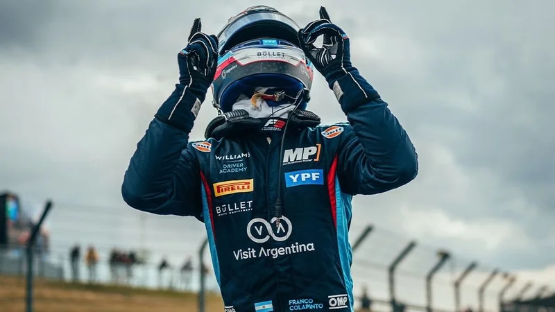 Franco Colapinto, Fórmula 3, Automovilismo, Gran Premio de Silverstone.