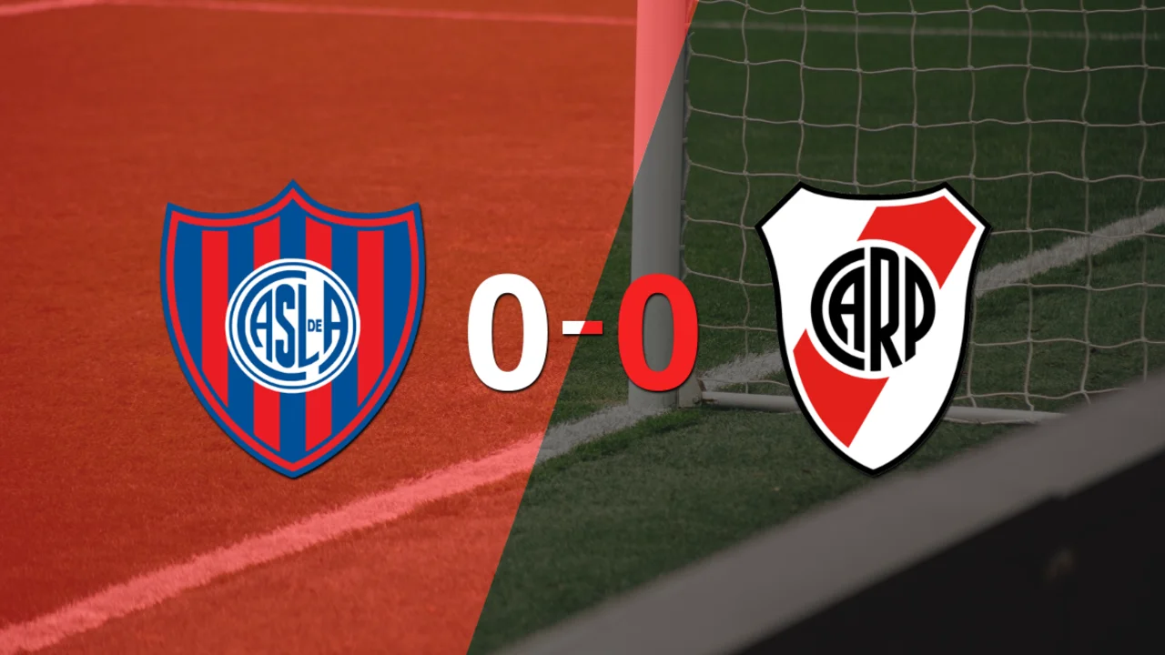 Sin goles, San Lorenzo y River Plate igualaron el partido