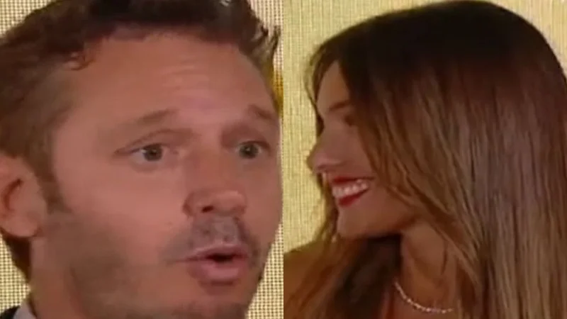 Benjamín Vicuña y Pampita en los Martín Fierro 2023