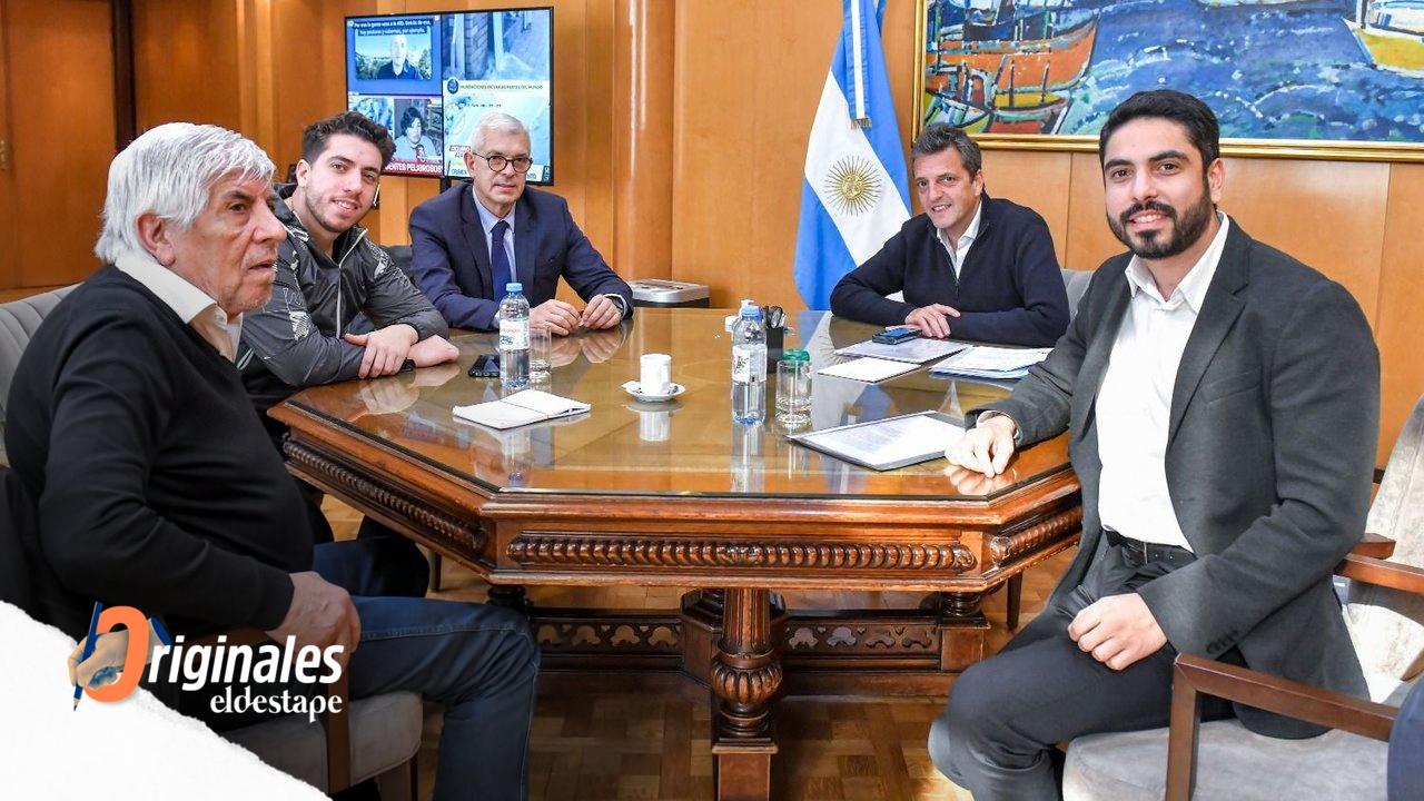 Massa recibió a Moyano y la CGT se encolumna detrás de su candidatura