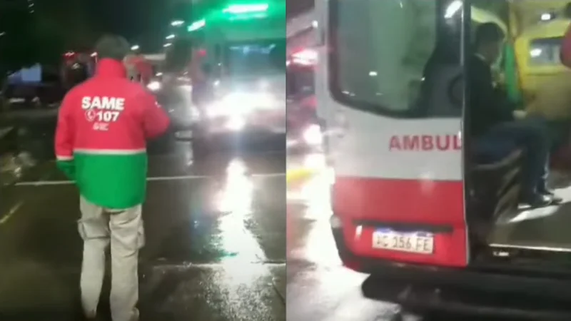 Incendio en Villa Lugano.