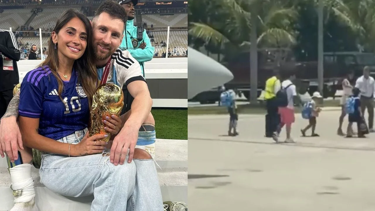 Antonela Roccuzzo Lionel Messi Inter Miami