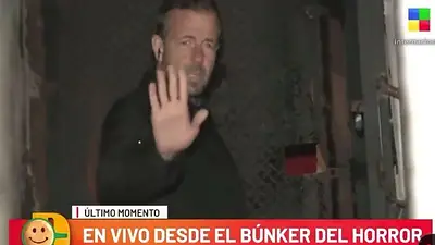 Fabián Rubino en el movil de América TV Fabián Rubino en el movil de América TV