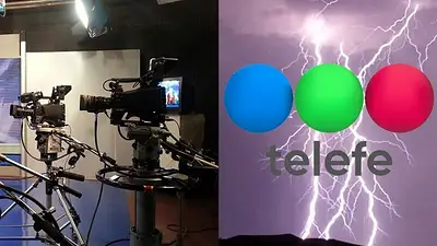 Telefe, estudio, programa TV Telefe, estudio, programa TV