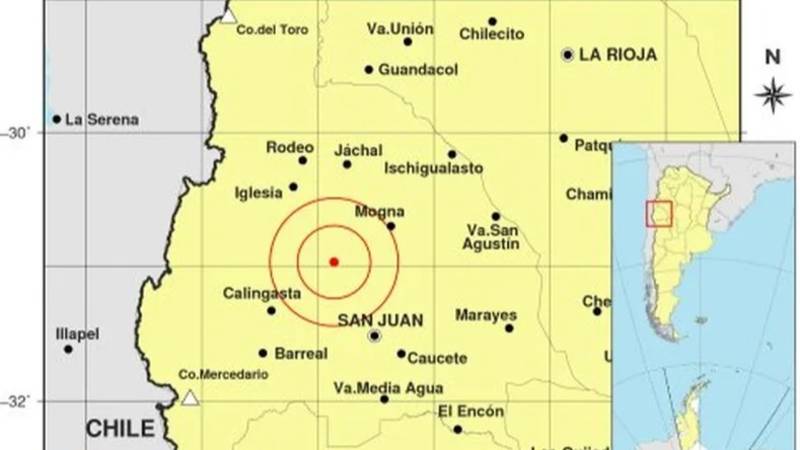 Se sintieron sismos en San Juan y La Rioja durante las últimas horas.