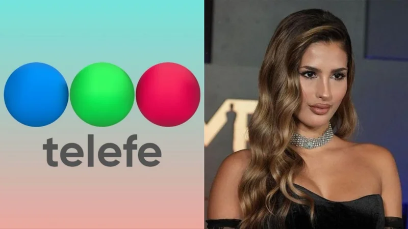 Logo de Telefe y Julieta Poggio