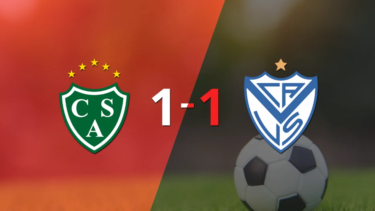 Empate a uno entre Sarmiento y Vélez