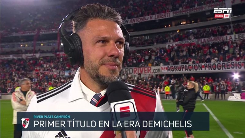 Martín Demichelis, River, ESPN, Leonardo Astrada, Liga Profesional de Fútbol