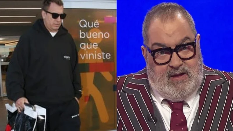 Maxi López y Jorge Lanata