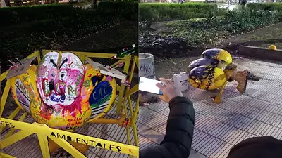 Retiraron la nueva estatua de Gaturro y las redes estallaron de memes. Retiraron la nueva estatua de Gaturro y las redes estallaron de memes.