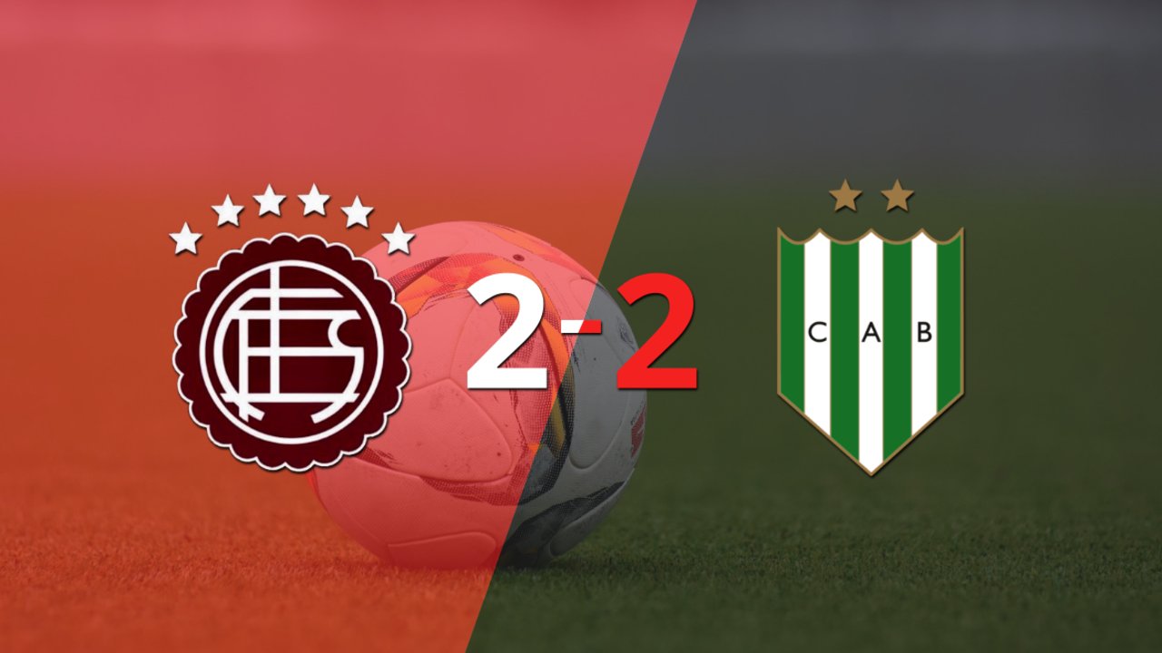 Lanús y Banfield igualan 2-2 en el clásico del Sur