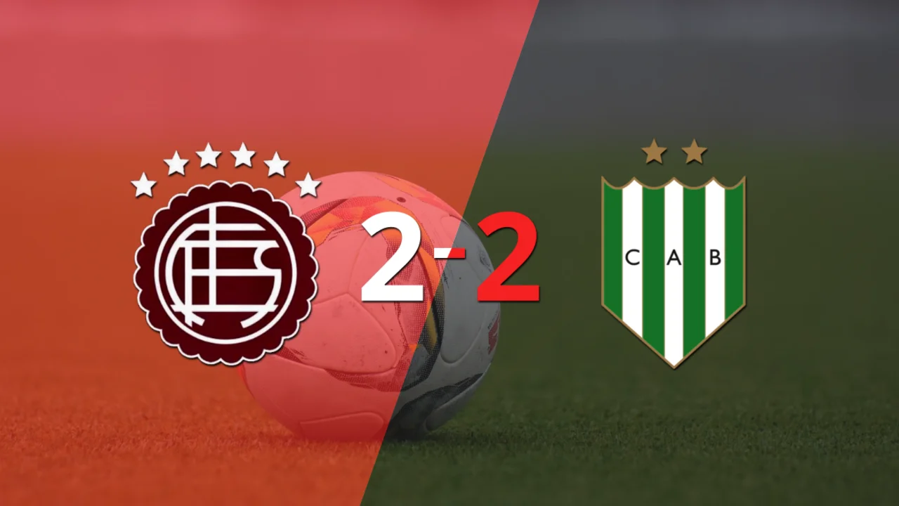 Lanús y Banfield igualan 2-2 en el clásico del Sur