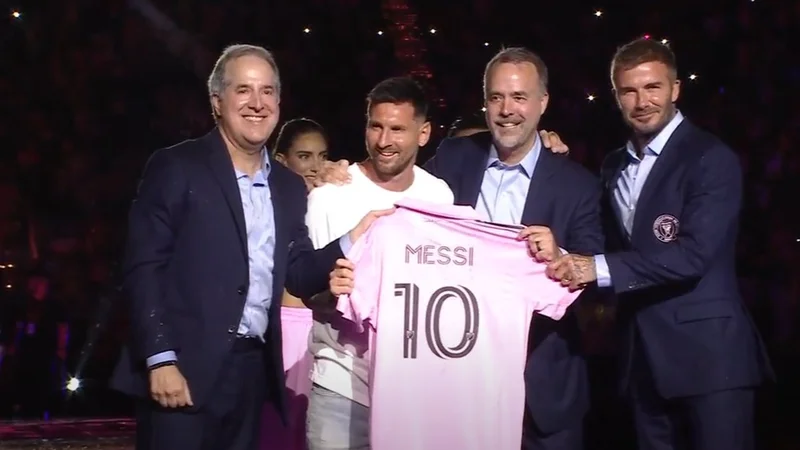 Presentaron a Lionel Messi en el Inter de Miami