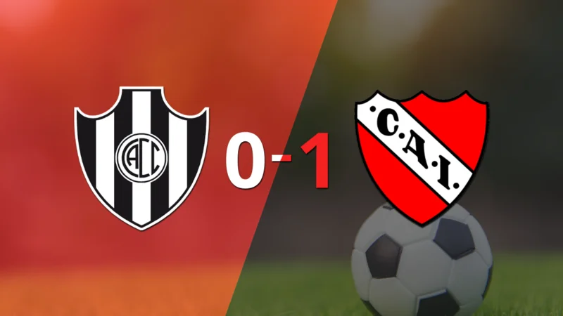 Central Córdoba (SE) cayó en casa frente a Independiente 1-0