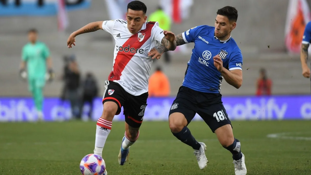River vs. Talleres, partido