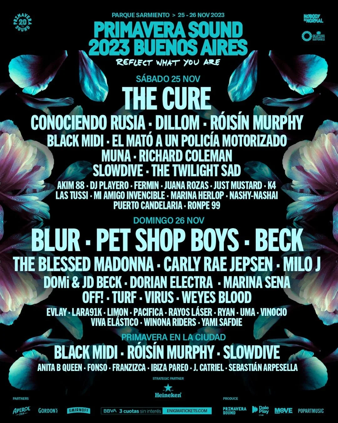 Flyer Primavera Sound 2023
