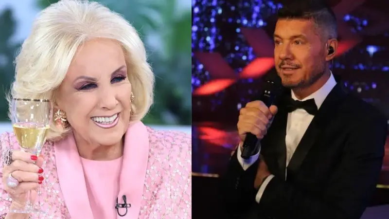 Marcelo Tinelli. Mirtha Legrand.