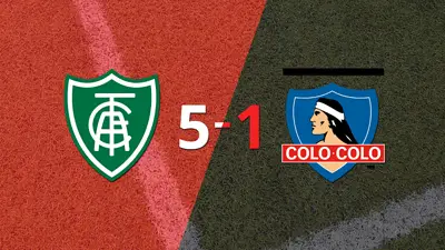 América-MG dio la nota con una goleada ante Colo Colo y se clasificó América-MG dio la nota con una goleada ante Colo Colo y se clasificó