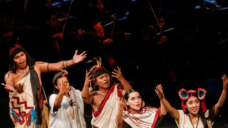 En México, la historia de un rey emblemático deslumbra en una ópera azteca