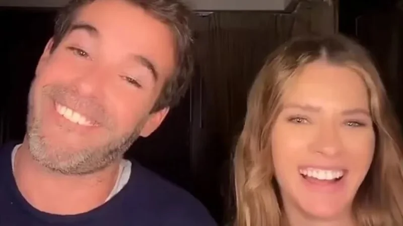 Nicolás Cabré y La China Suárez en TikTok