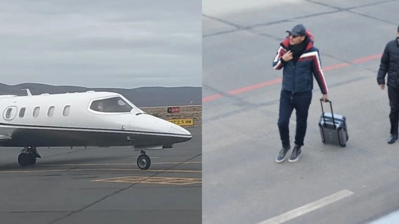 Marcelo Tinelli en el aeropuerto. El conductor se va del país