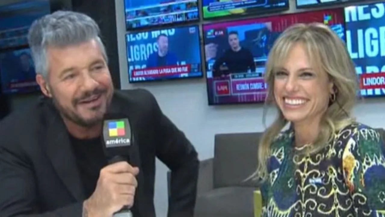 Marcelo Tinelli. Mariana Fabbiani