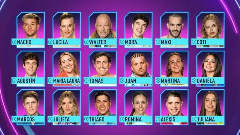 Los participantes de Gran Hermano 2022