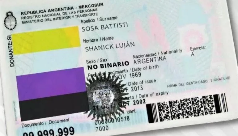 DNI no binario: más de mil personas modificaron su documento en dos años