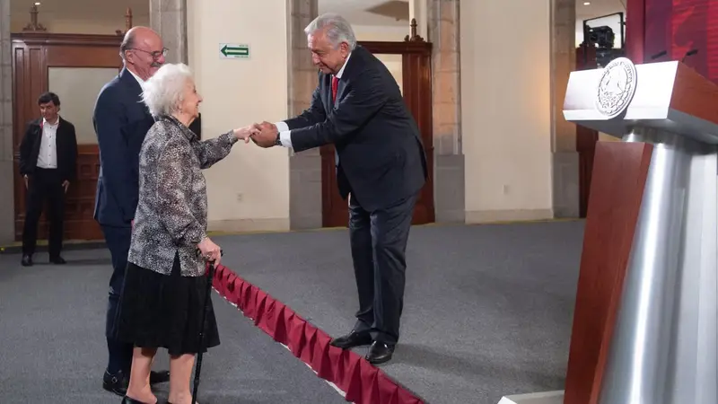 López Obrador recibió a Estela de Carlotto y destacó su rol clave en los DDHH de toda América