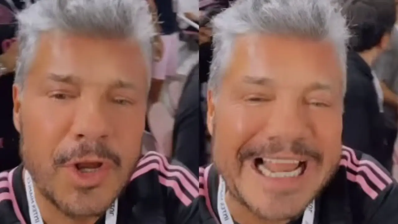 Marcelo Tinelli en el debut de Messi en Inter de Miami