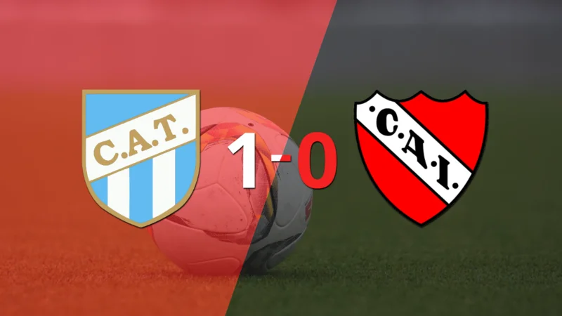 Con lo justo, Atlético Tucumán venció a Independiente 1 a 0 en el Monumental de Tucumán