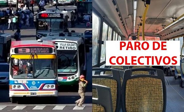 Paro de colectivos HOY: dónde y a qué hora podría iniciar el corte de ...