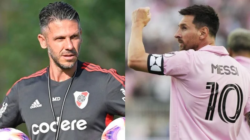 Martín Demichelis Lionel Messi Matías Gallardo River Plate Inter Miami