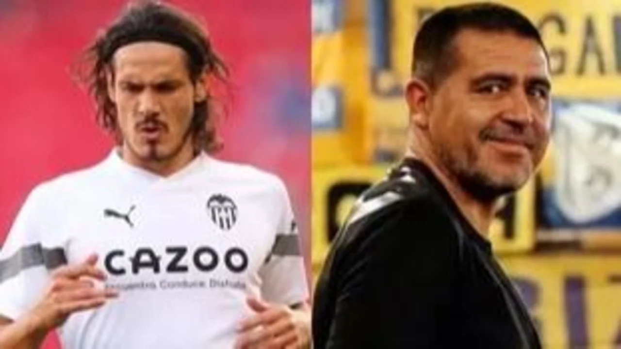 Boca Juniors, Edinson Cavani, Juan Román Riquelme, Christian Cavani, Valencia. 
