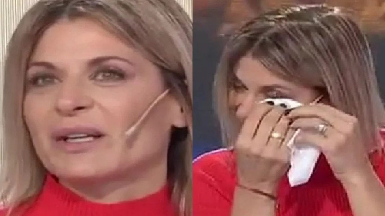 Eugenia Tobal emocionada llorando en Socios del Espectáculo por El Trece