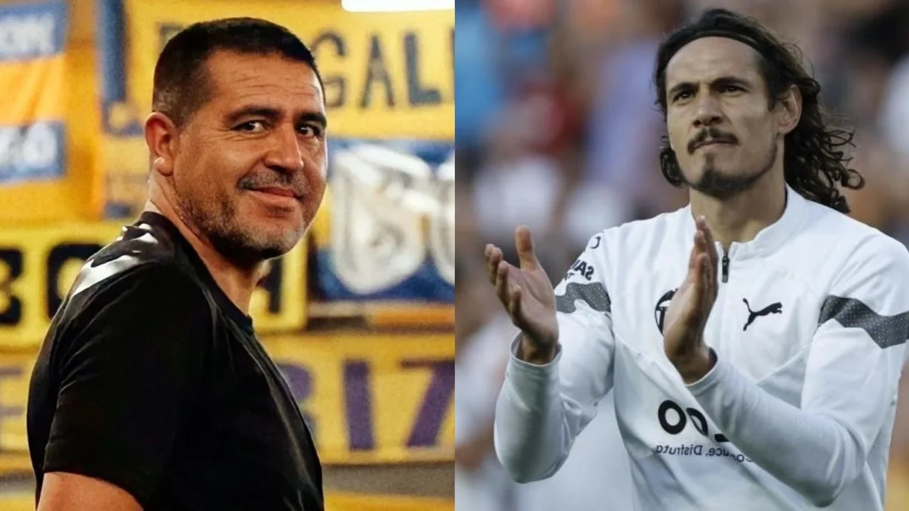 Boca Juniors, Edinson cavani, Juan Román Riquelme, Valencia. 