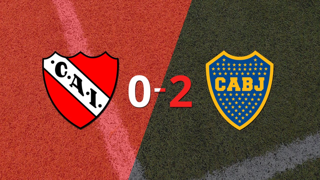 Boca Juniors le ganó como visitante a Independiente por 2 a 0