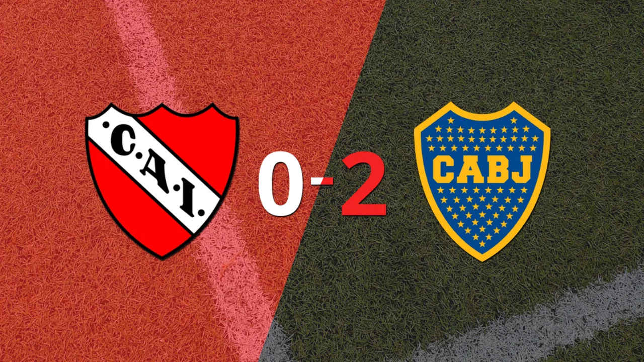 Boca Juniors le ganó como visitante a Independiente por 2 a 0